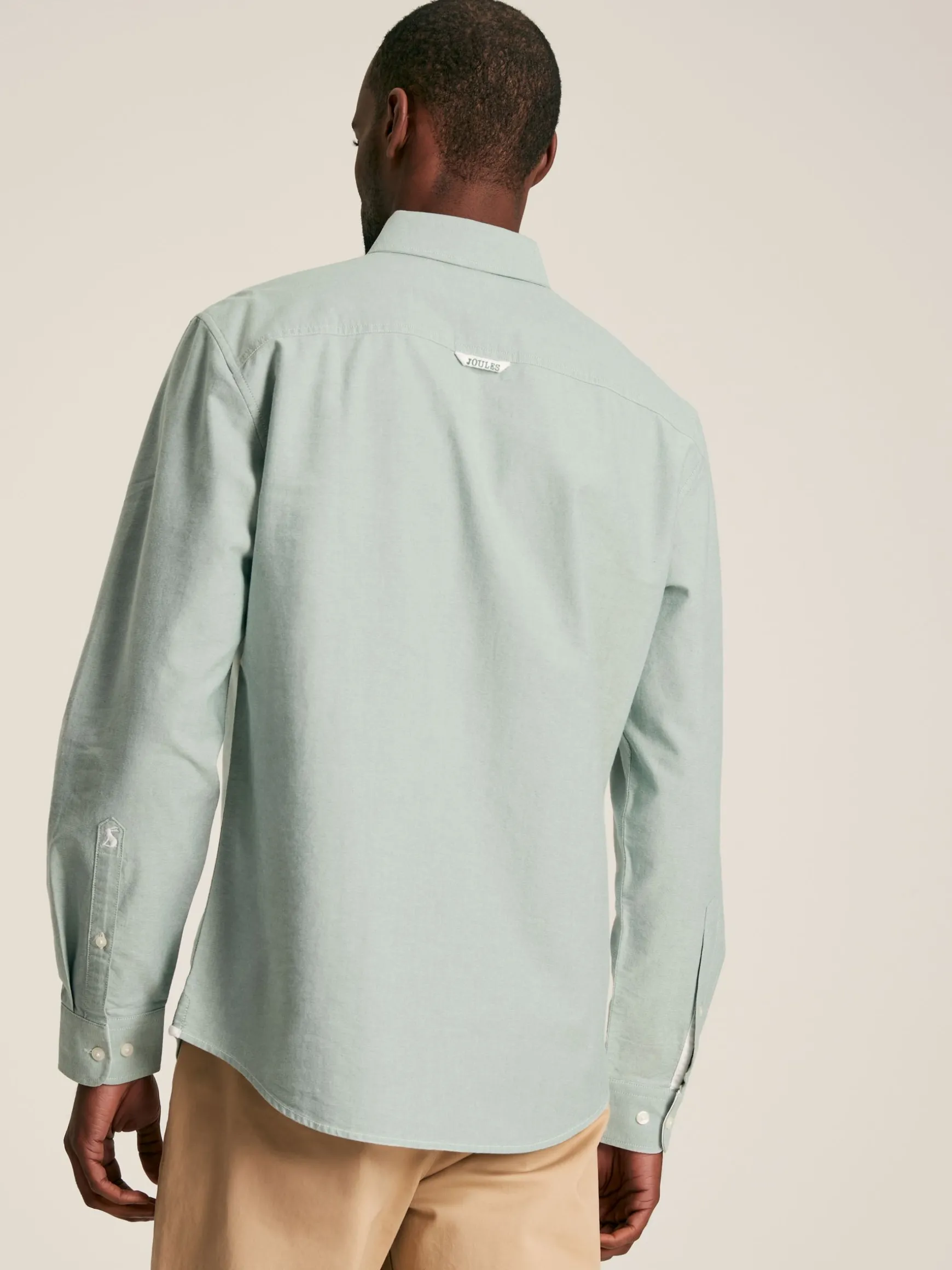 Oxford Sage Green Long Sleeve Classic Fit Shirt