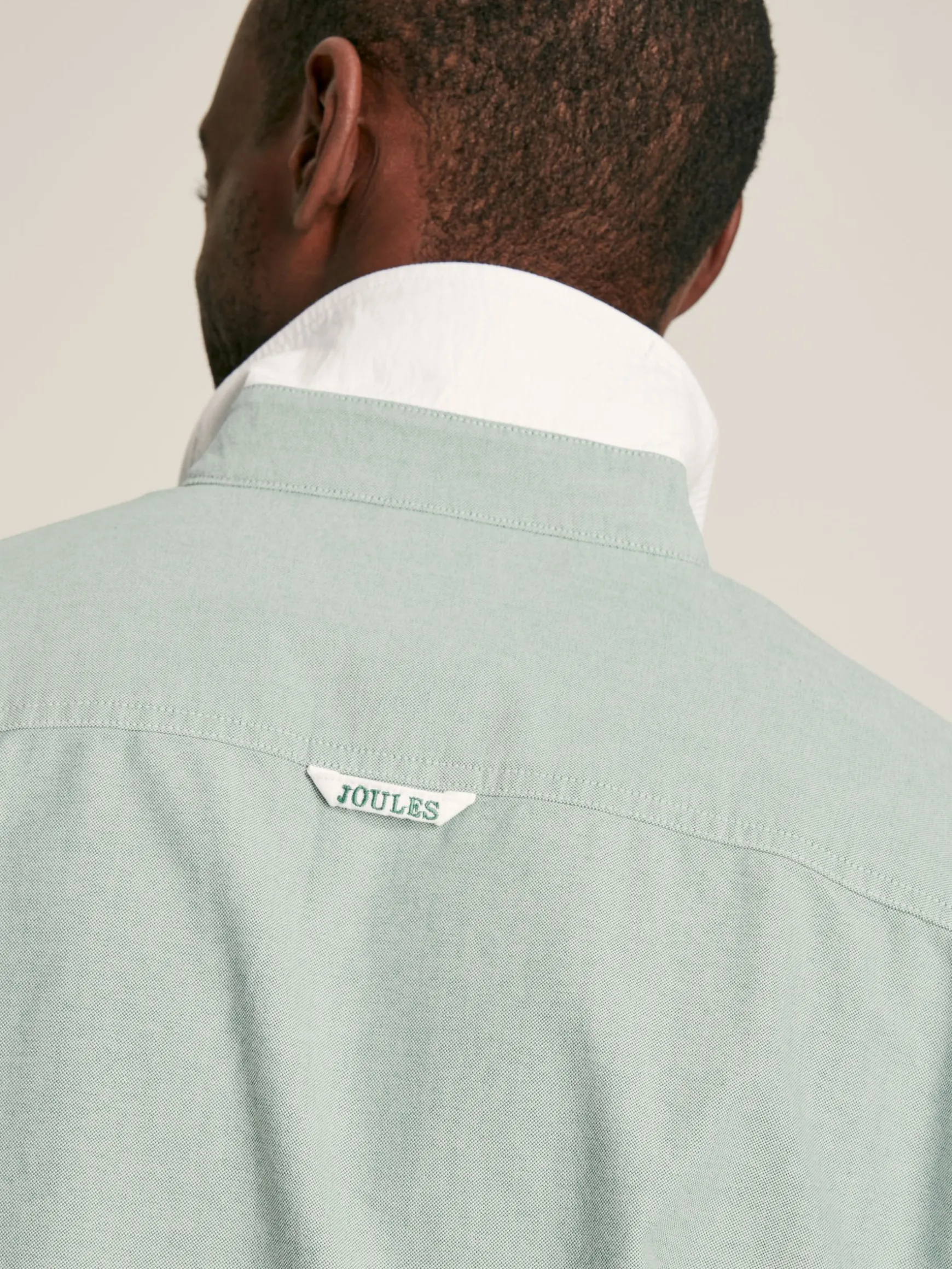 Oxford Sage Green Long Sleeve Classic Fit Shirt