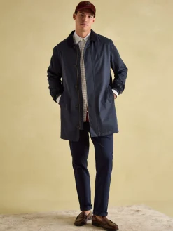 Oxford White Embroidered Check Shirt