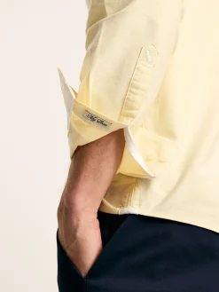 Oxford Yellow Long Sleeve Classic Fit Shirt