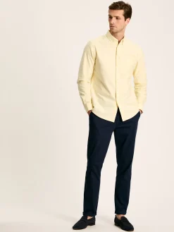 Oxford Yellow Long Sleeve Classic Fit Shirt