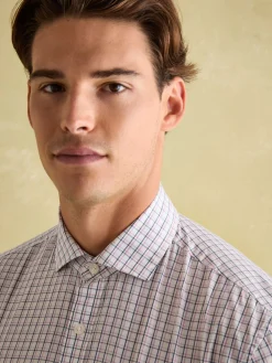 Pink Check Cotton Shirt