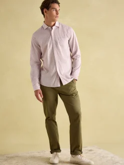 Pink Stripe Cotton Shirt