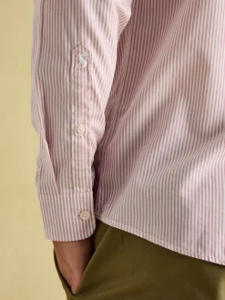 Pink Stripe Cotton Shirt