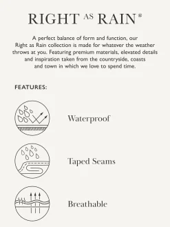 Portwell Burgundy Waterproof Raincoat With Hood