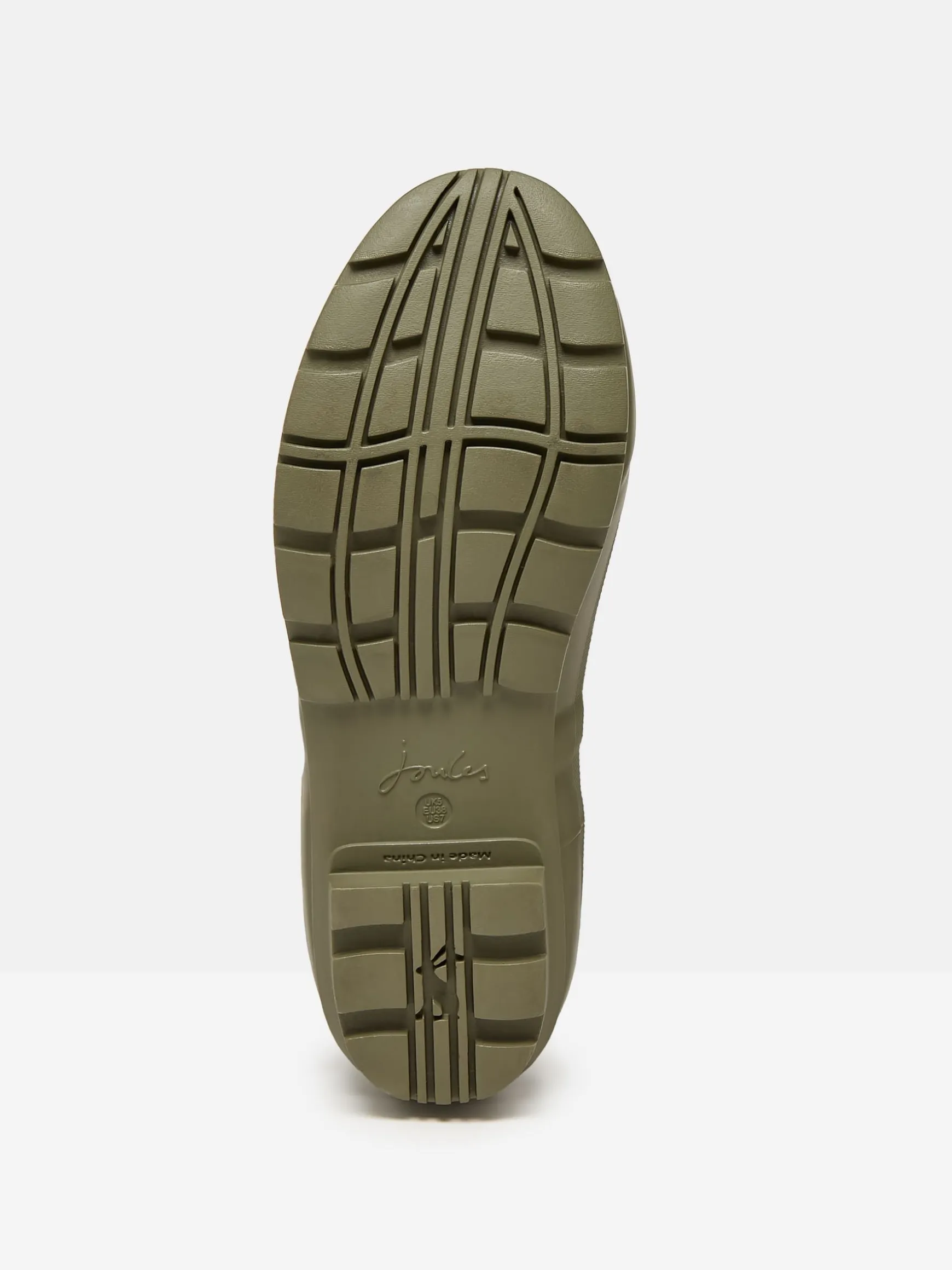 Printed Green Floral Adjustable Tall Wellies