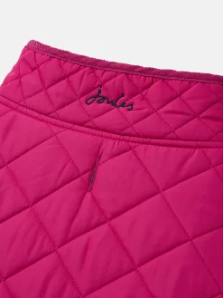 Raspberry Pink Quilted Rain Dog Coat