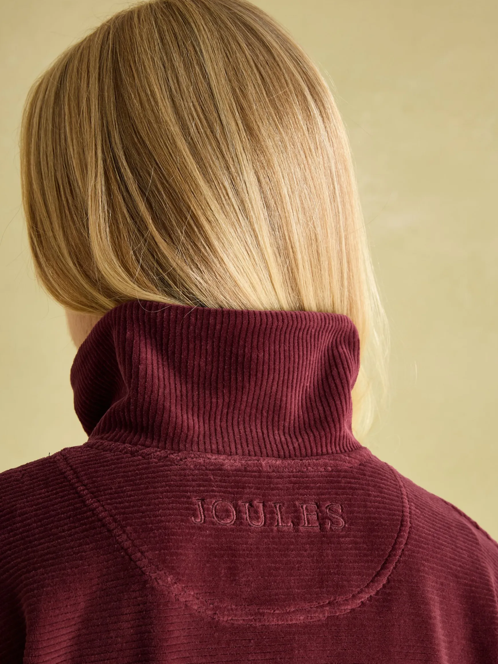 Renee Burgundy Corduroy Sweatshirt