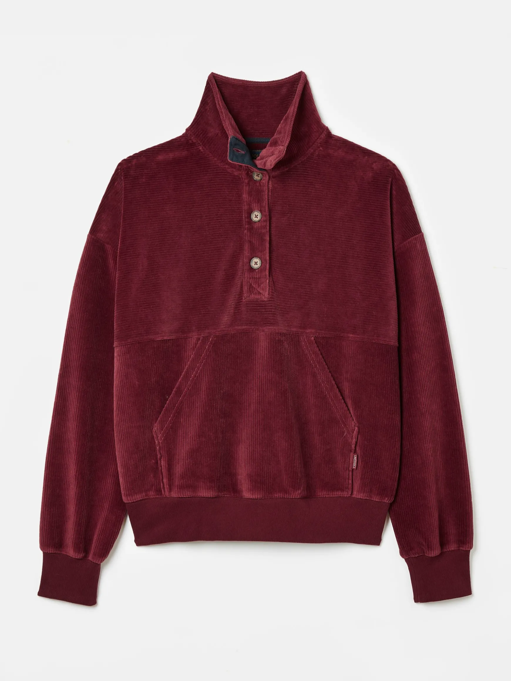 Renee Burgundy Corduroy Sweatshirt