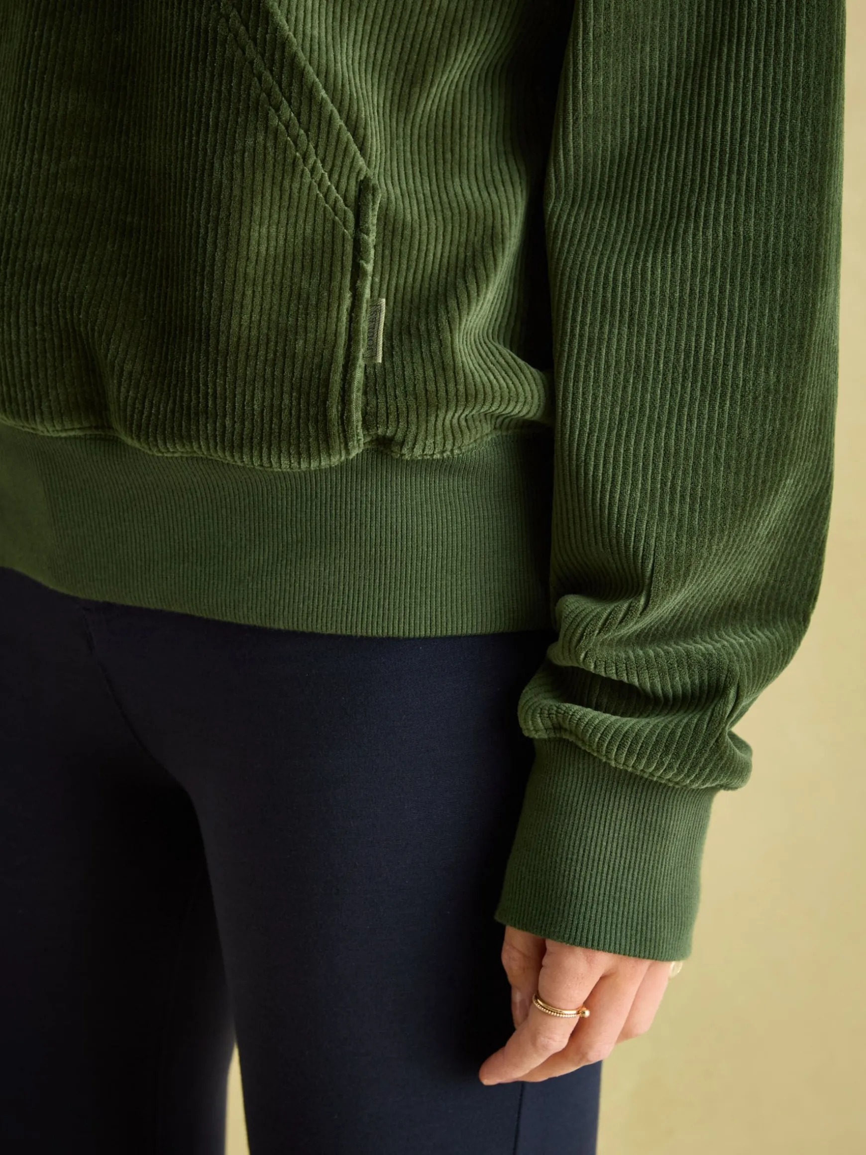 Renee Green Corduroy Sweatshirt