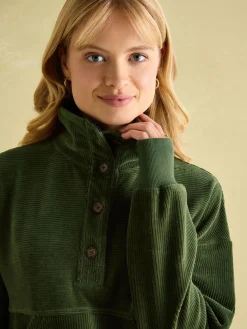Renee Green Corduroy Sweatshirt