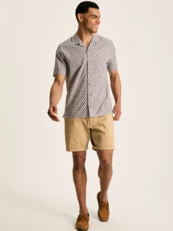 Revere Blue Printed Short Sleeve Shirt