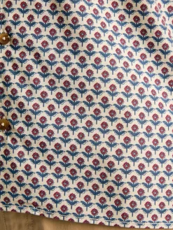 Revere Blue Printed Short Sleeve Shirt