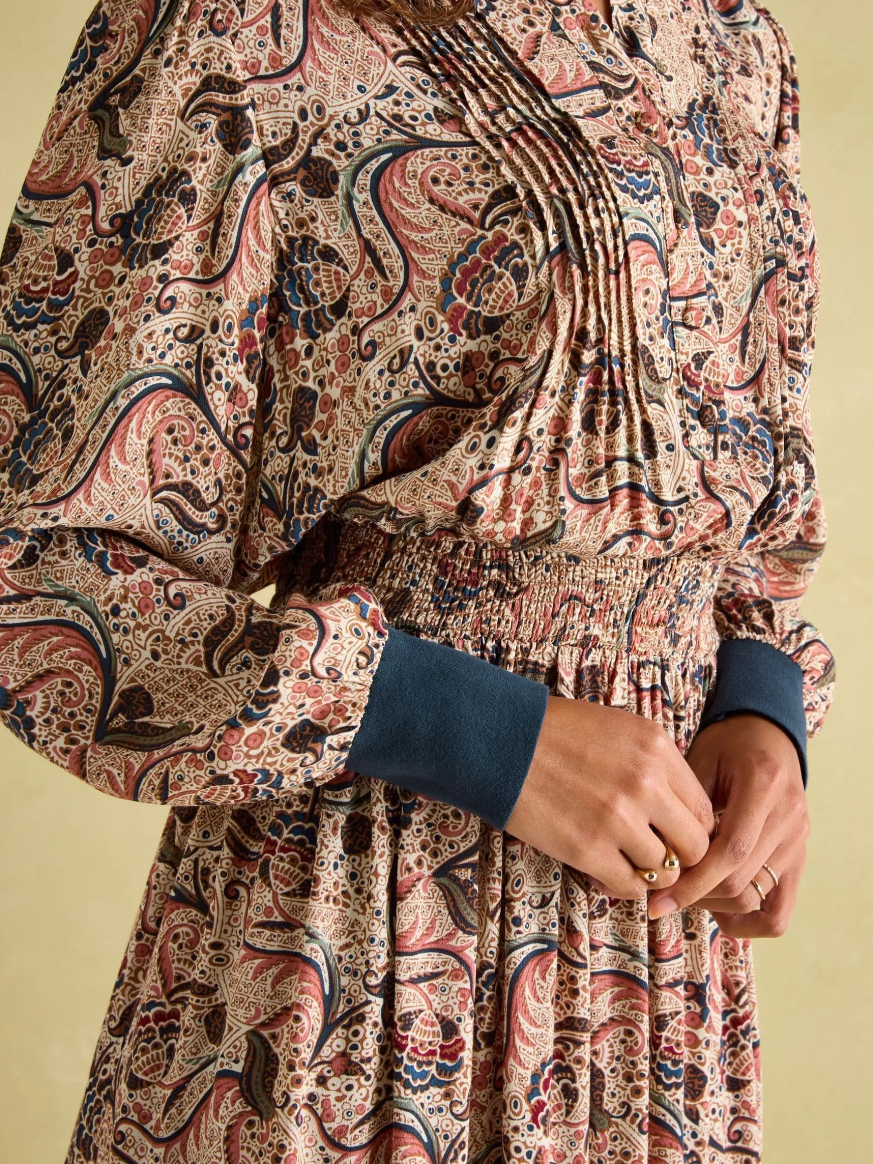 Rosa Multi Printed Maxi Shirt Dress