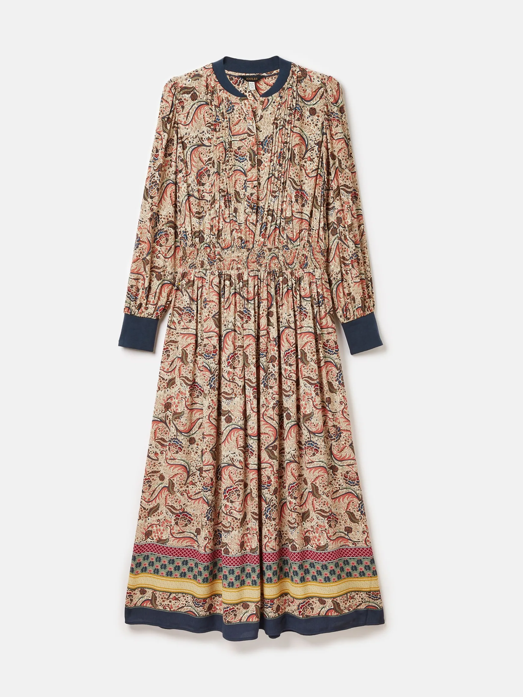 Rosa Multi Printed Maxi Shirt Dress
