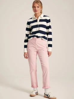 Rose Pink Slim Fit Chino Trousers