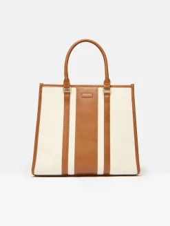 Rushbury Tan/Ecru Tote Bag