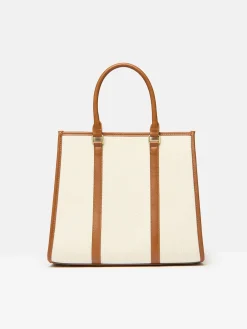 Rushbury Tan/Ecru Tote Bag