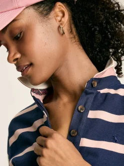 Sammie Navy Blue Striped Heavyweight Cotton Rugby Shirt