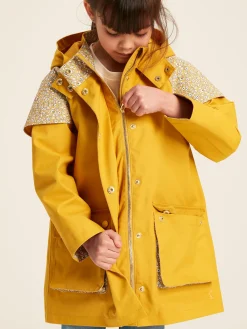 Seacombe Yellow Waterproof Hooded Raincoat with Cape