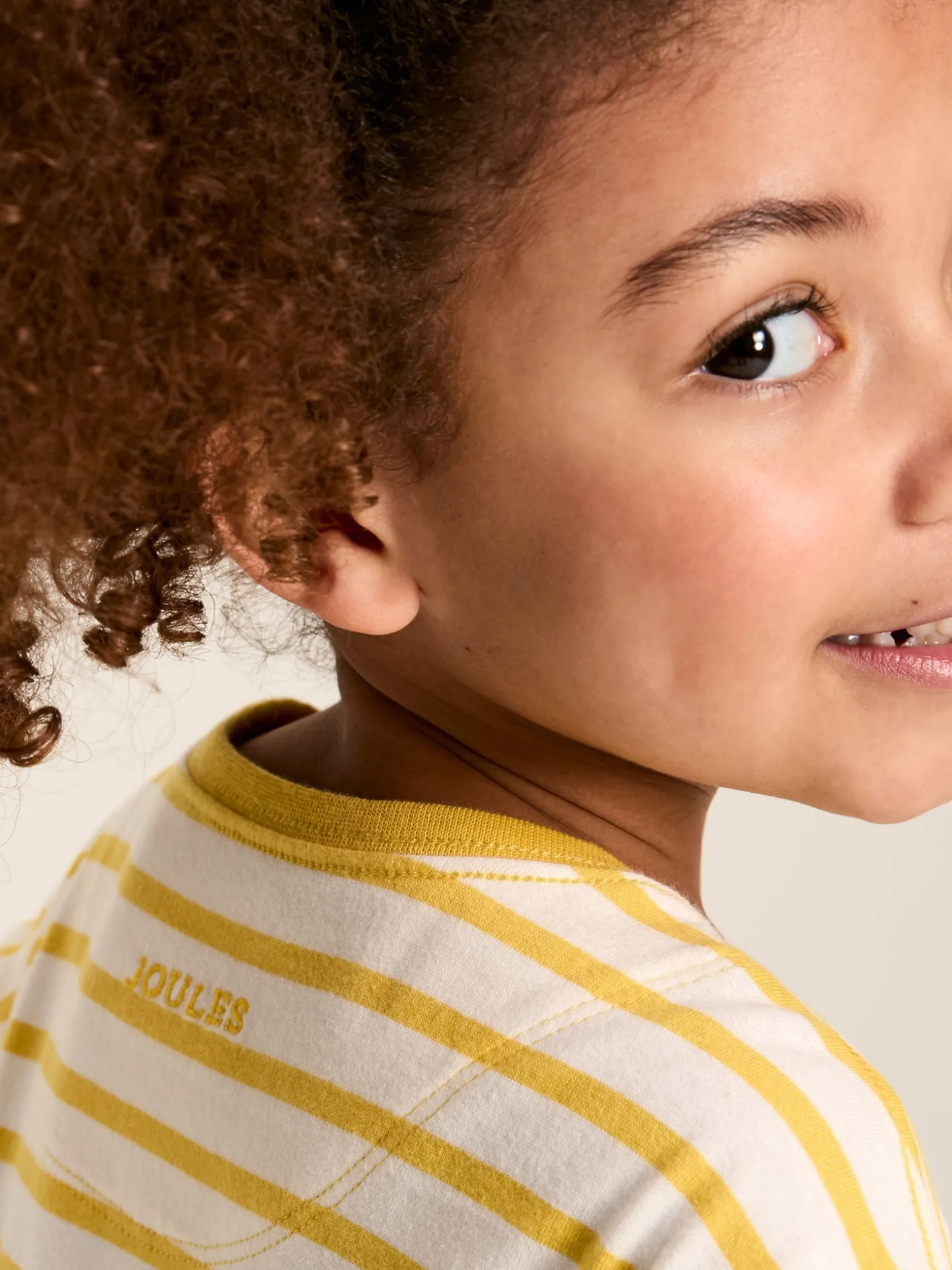 Skye Yellow Striped Jersey T-Shirt Dress