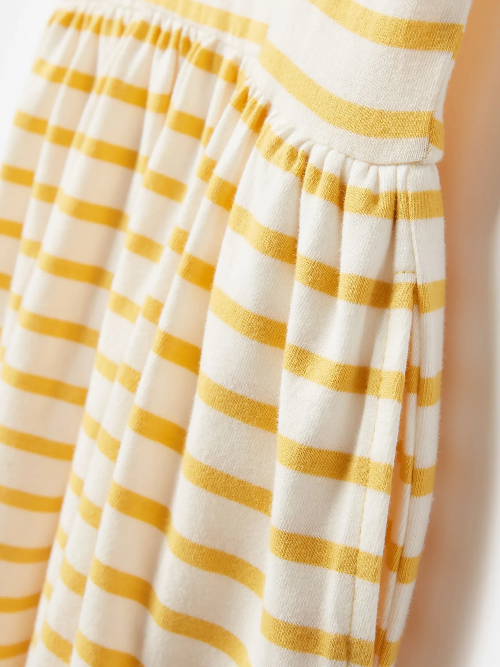 Skye Yellow Striped Jersey T-Shirt Dress