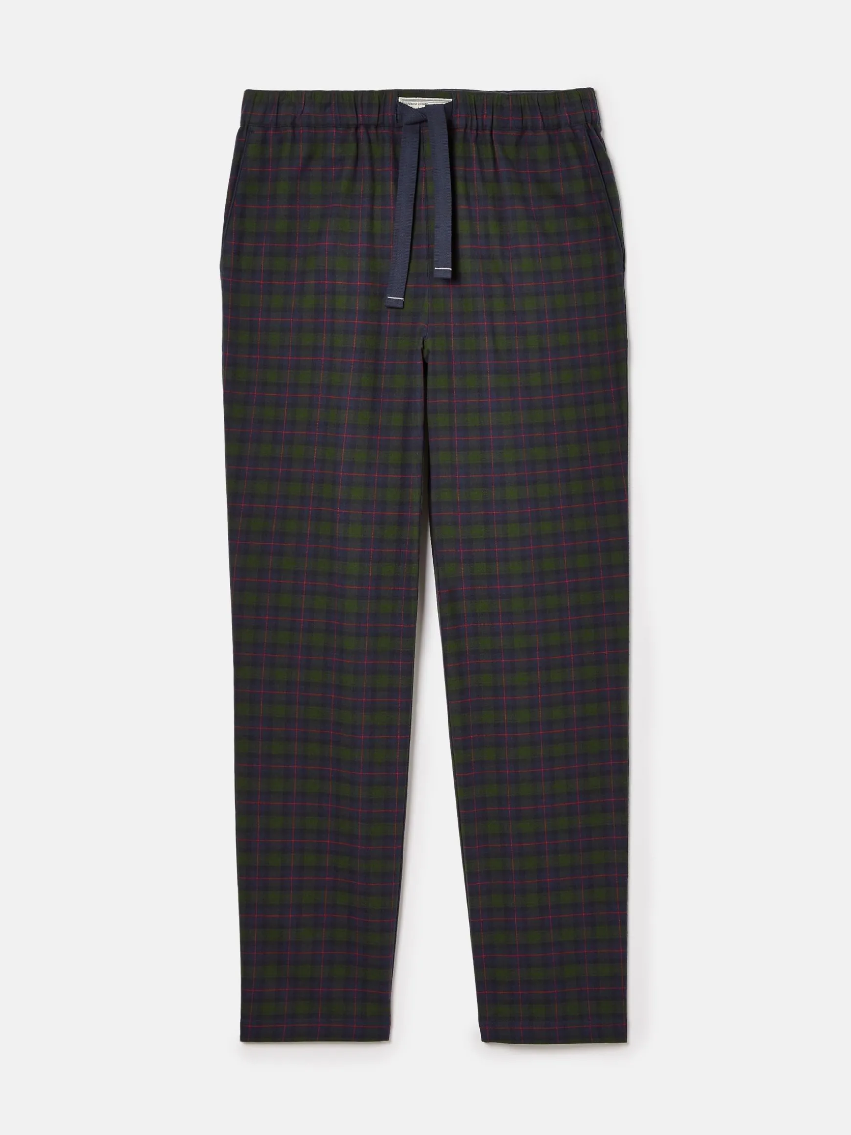 Sleeper Green/Navy Checked Pyjama Bottoms