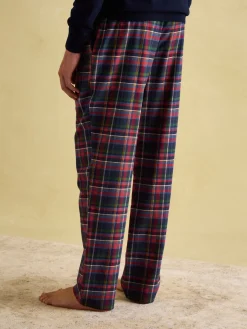 Sleeper Navy Checked Pyjama Bottoms