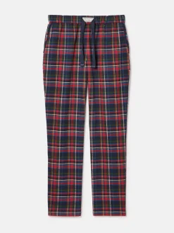 Sleeper Navy Checked Pyjama Bottoms