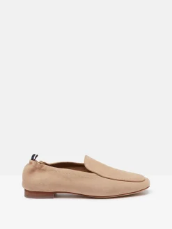Sloane Narrow Fit Neutral Suede Loafers