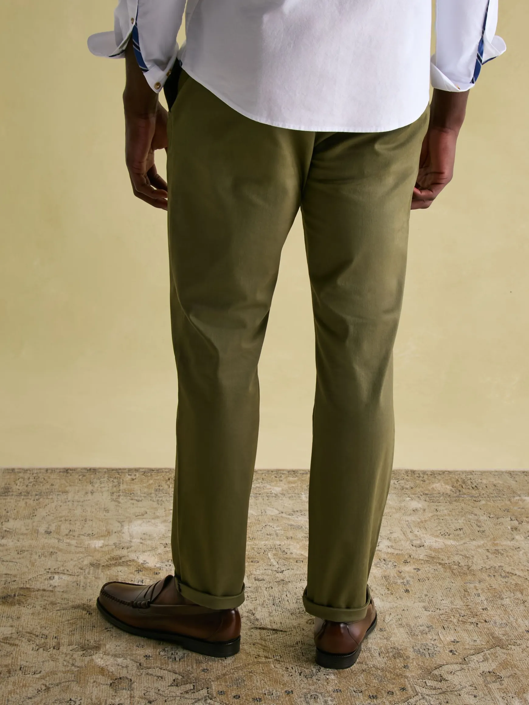 Stamford Green Slim Fit Chinos