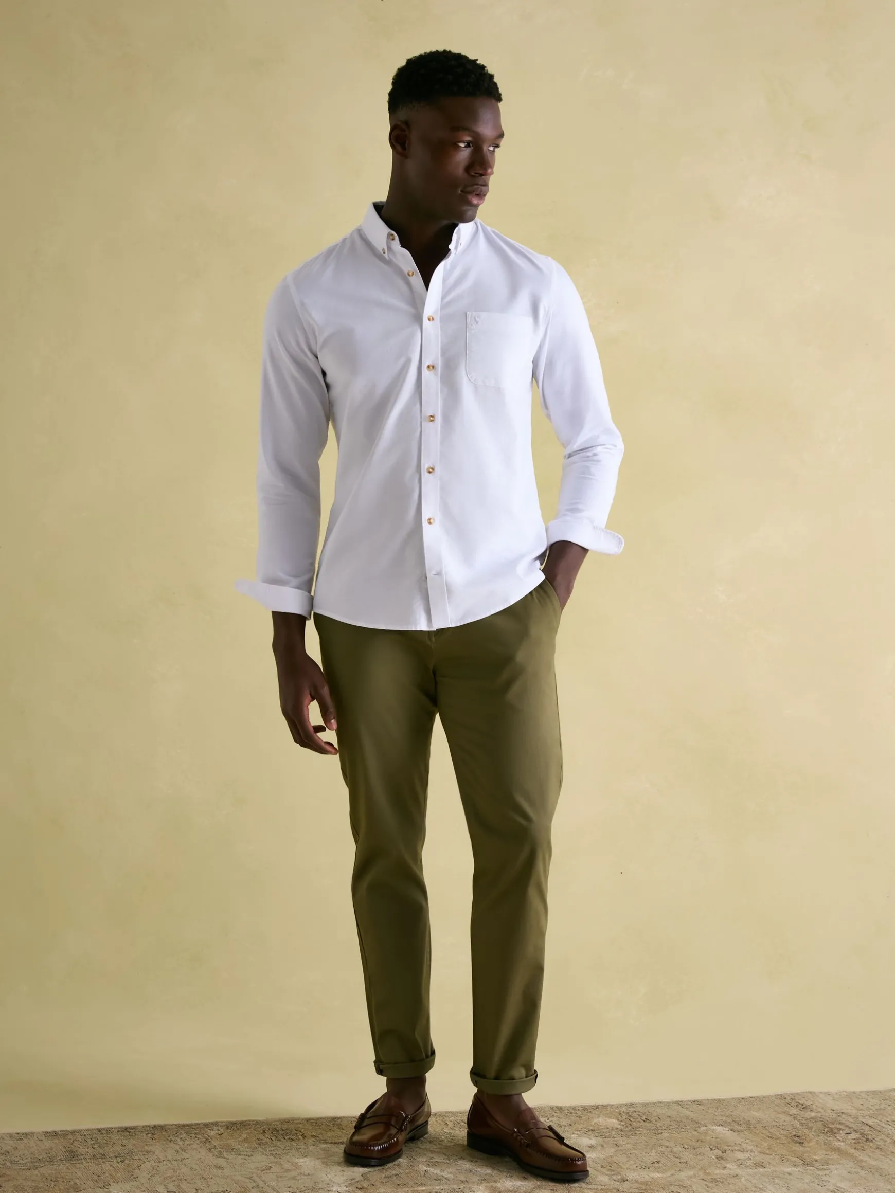 Stamford Green Slim Fit Chinos