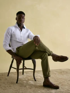 Stamford Green Slim Fit Chinos
