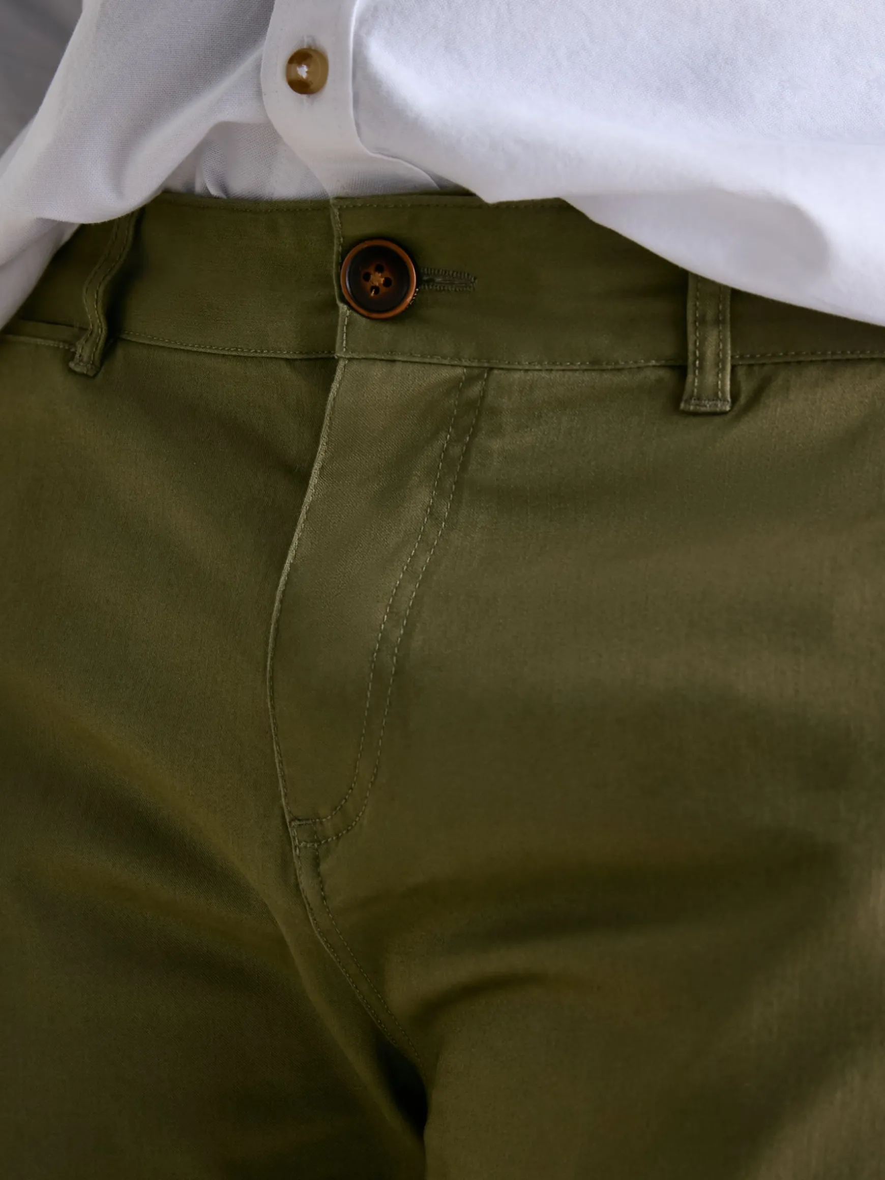 Stamford Green Slim Fit Chinos