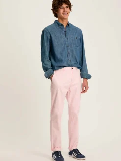 Stamford Light Pink Slim Fit Chinos