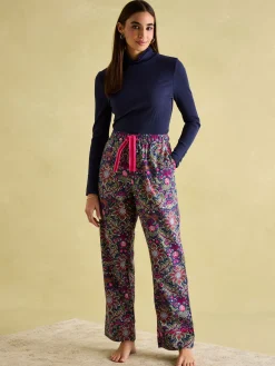 Stella Navy Cotton Pyjama Bottoms