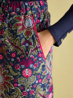 Stella Navy Cotton Pyjama Bottoms