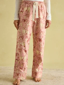 Stella Pink Cotton Pyjama Bottoms