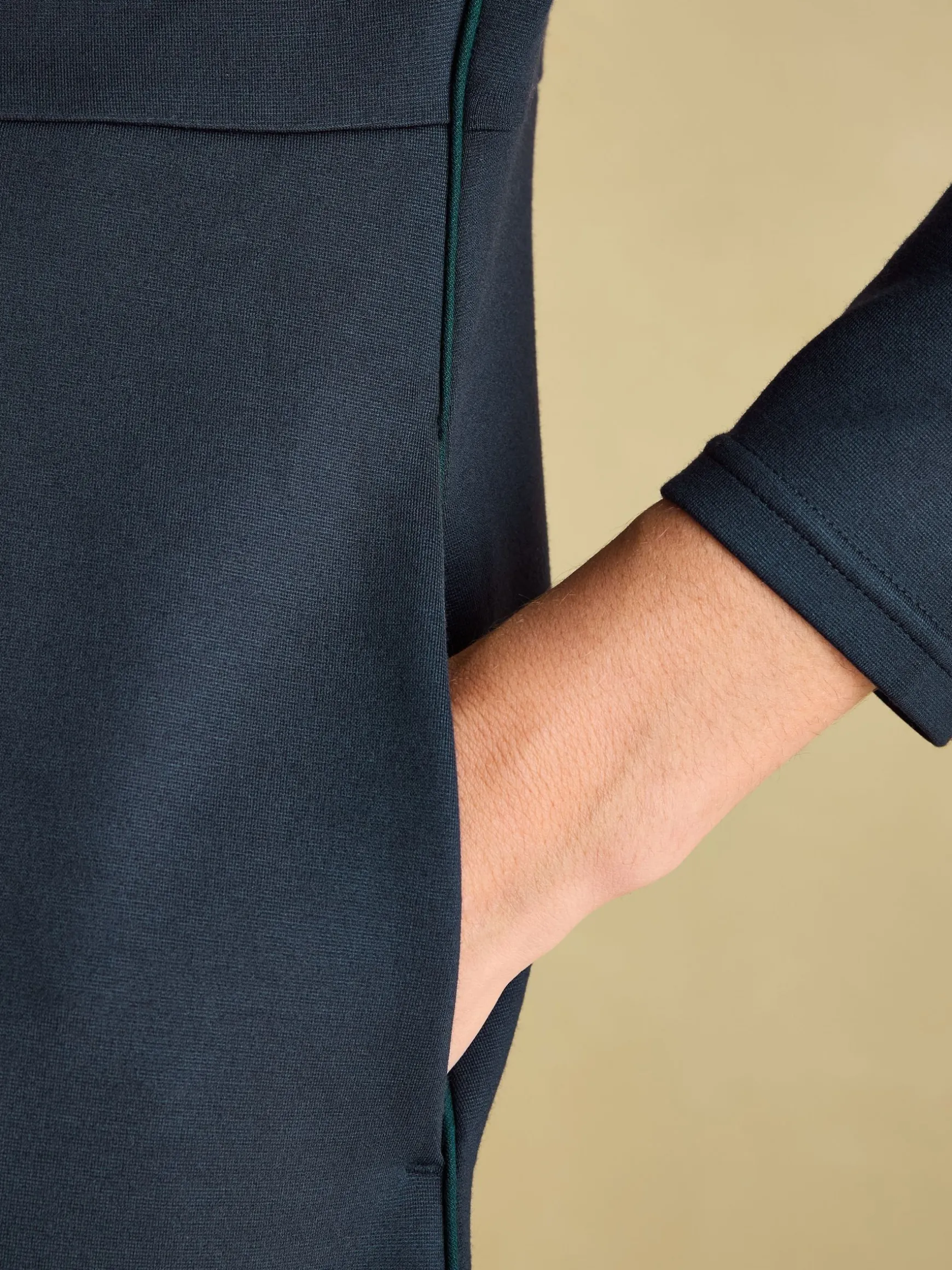 Tallie Navy Long Sleeve Jersey Ponte Dress