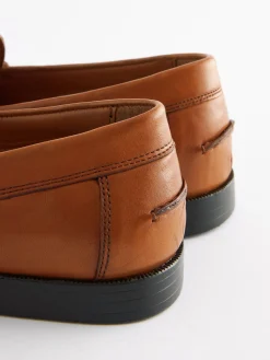 Tan Brown Penny Loafers