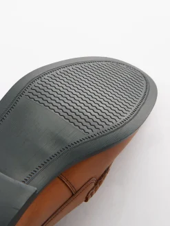 Tan Brown Penny Loafers