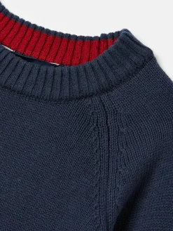 The Cracking Knit Navy Blue Festive Knitted Jumper