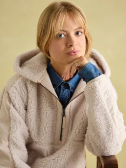 Tilly Cream Hooded Fleece