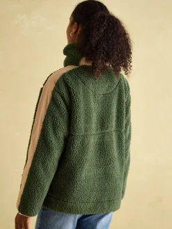 Tilly Green Quarter Zip Fleece