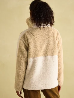 Tilly Neutral Quarter Zip Fleece