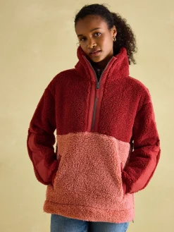 Tilly Pink Quarter Zip Fleece