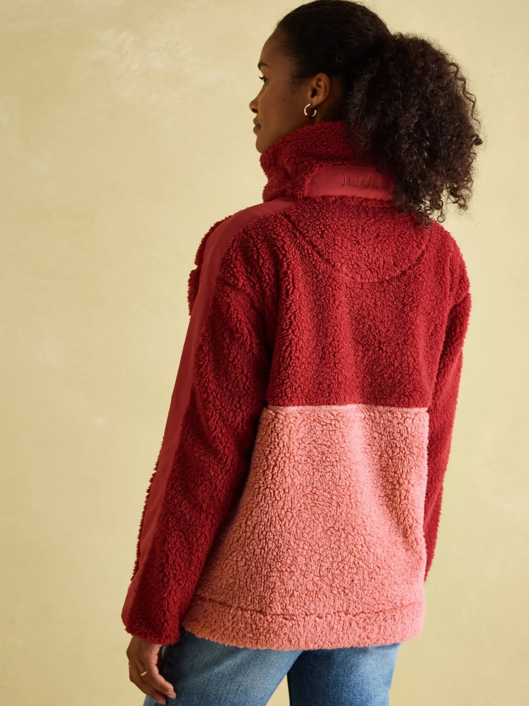 Tilly Pink Quarter Zip Fleece