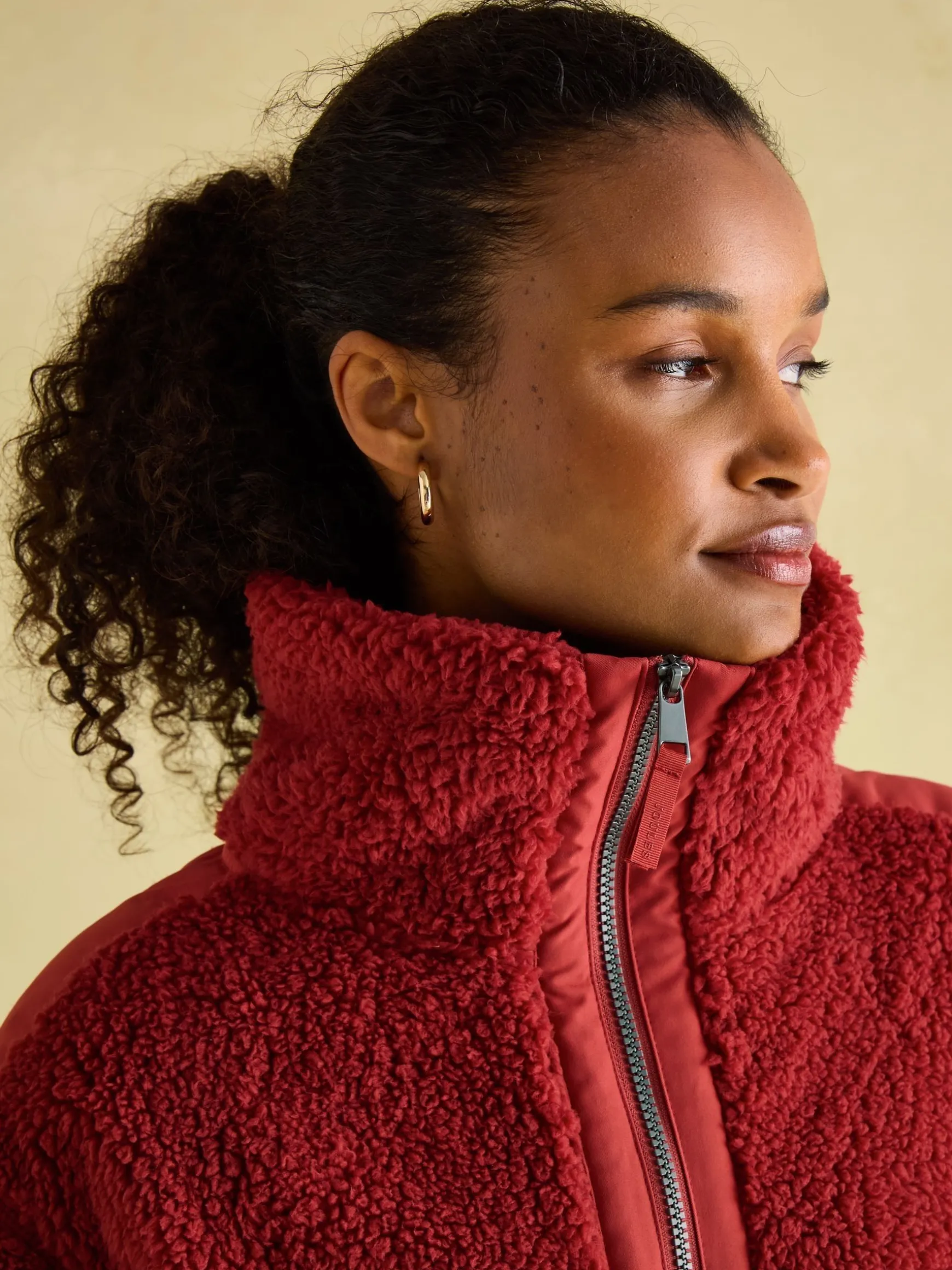 Tilly Pink Quarter Zip Fleece