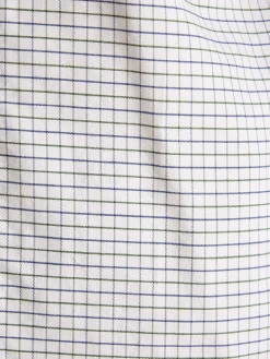Welford Green Cotton Check Shirt