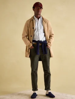 Welford Green Cotton Check Shirt